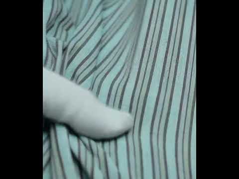 Multicolor Stripe Pure Cotton 100 GSM Handwoven Fabric 441 — video