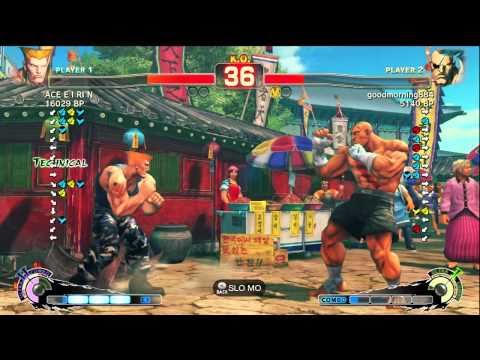 ACE・EIRIN [Guile] vs Hishou [Sagat] 1 of 2 SSF4 Japanese Online Ranked Matches - TRUE-HD