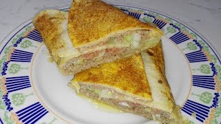 Piadina ripiena al forno