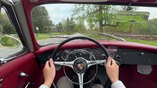1962 Porsche 356B 1600S Cabriolet POV Drive