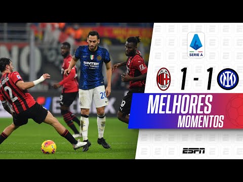 CALHANOGLU FAZ VALER A 'LEI DO EX', MAS INTER CEDE EMPATE NO CLÁSSICO | Milan 1 x 1 Inter de Milão