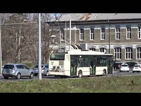 Ride on Romanian low floor trolleybus Astra Citelis PS01T1 Bucharest STB
