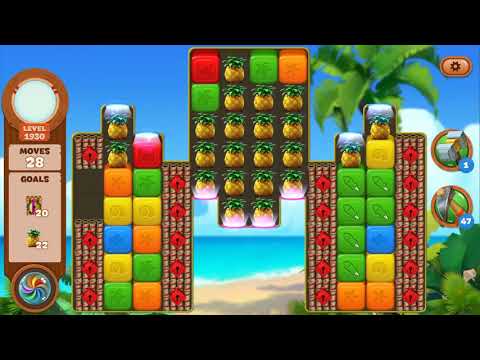 Lost Island Blast Adventure Level 1930 NO BOOSTERS - A S GAMING ✔️