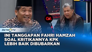 Download lagu Q&A - Tanggapan Fahri Hamzah Kritikannya Soal KPK Lebih Baik dibubarkan mp3