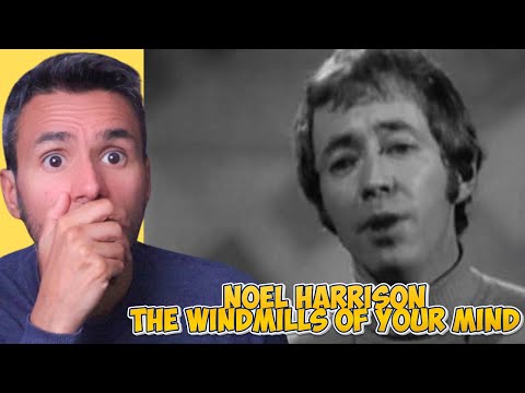 Noel Harrison - The Windmills of Your Mind (REACTION) First Time Hearing It
