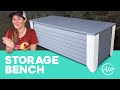 Indoor/Outdoor Bench with Storage | Easy 1-Day Build
