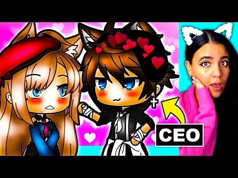 The CEO Fell In Love With Me?! 💗 Gacha Life Mini Movie Love Story Reaction