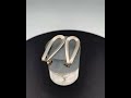 Georg Jensen Sterling Silver Earrings No 452 Infinity
