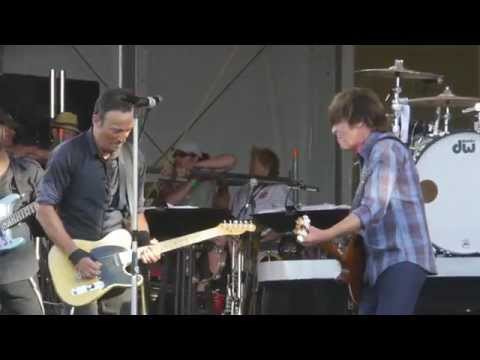 Bruce Springsteen and John Fogerty with Green River@JazzFest 2014 New Orleans