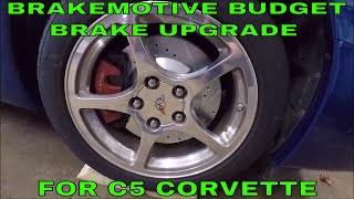 97-04 C5 CORVETTE FRONT AND REAR BRAKE REPLACMENT/UPGRADE (BRAKEMOTIVE)