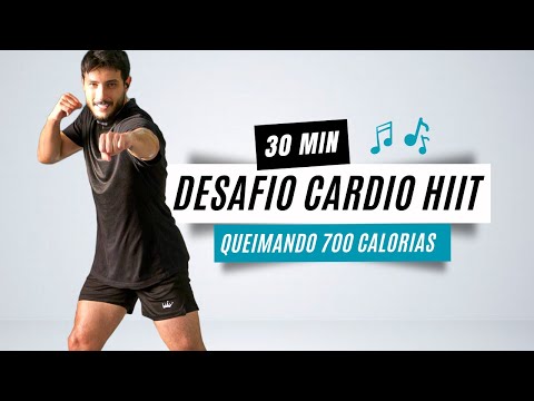 DESAFIO HIIT 30 MIN para perder barriga gastando MUITA caloria - sem equipamentos