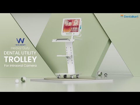 Intraoral Camera Trolley for Dental Clinic | Waldent Heavy-Duty Utility Trolley for Intraoral Camera