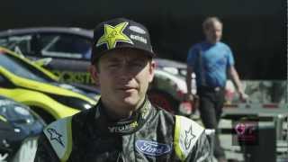 Global Rallycross Ford Racing - Tanner Foust and Brian Deegan in Ford Fiesta