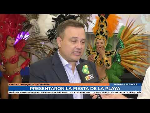 Fabricio Mesquida - Presentaron la Fiesta de la Playa en Piedras Blancas