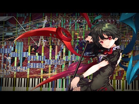 Synthesia: Touhou 12 - Heian Alien | 121,000+ Notes! | Black MIDI