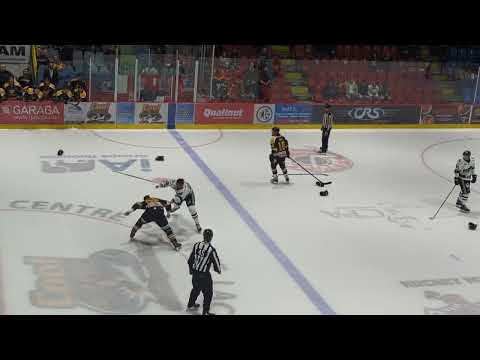 Fight/Bagarre Dave Hamel vs Patrick Bordeleau 11 janvier 2024