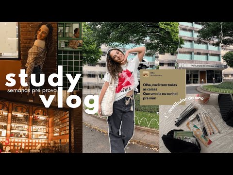 study vlog | pre-Unicamp studies, visit to UFMG, final stretch outbreaks and more