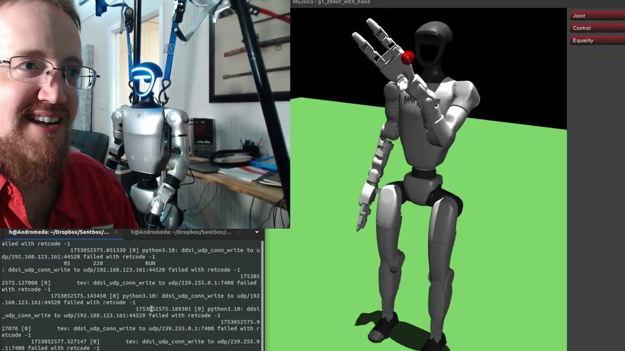 Reinforcement learning with Unitree G1 humanoid - Dev w/ G1 P.5