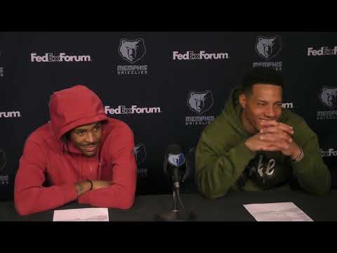 MEMvPOR: Ja Morant & Desmond Bane postgame 2.16.22
