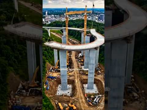 OBRAS CONSTRUÇÃO 🚧 VIADUTO #minasgerais #noticias #obras #acidente #belohorizonte #transitoseguro