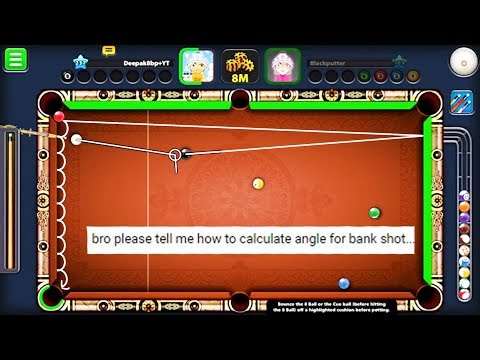 8 Ball Pool How To Calculate Bank Shots Angle -Random Amazingness Rome Colosseum Trickshots-