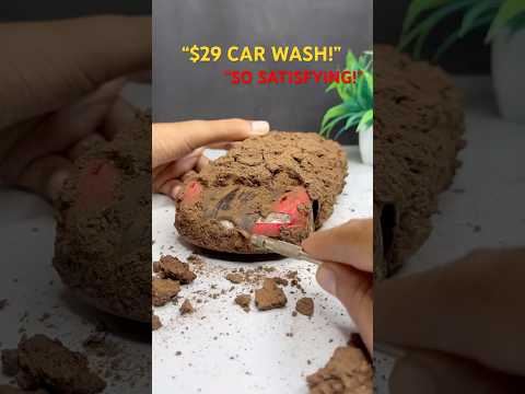 “Roadside Supercar Deep Cleaning in New York for $29 🥰 Satisfying Car Wash ASMR”