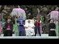 Pope participates in circus act during general audience