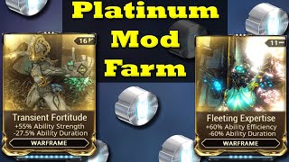 Warframe | How To Farm Corrupted Mods For Free Platinum