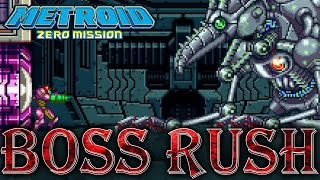 Metroid: Zero Mission - All Bosses + Ending
