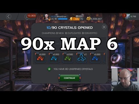 90x Map 6 AQ Crystals | Marvel Contest of Champions