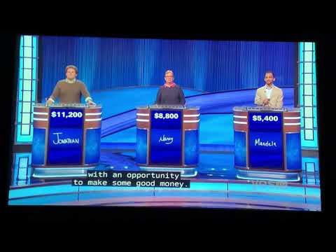 Double Jeopardy, Jonathan Fisher Day 12 - 2nd Daily Double (10/26/21)