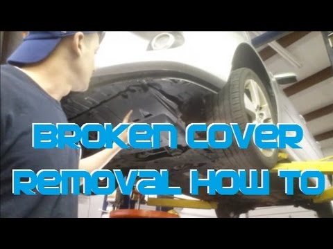 Mazda3 Broken Splash Shield Undercover Removal