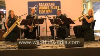 Riga Saxophone Quartet performs live in India
