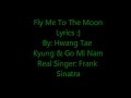 Fly Me To The Moon Lyrics ~ You're Beautiful ...