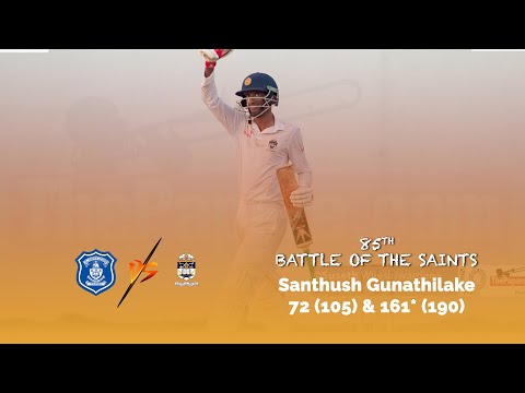 Santhush Gunatilake's heroics in his last Big Match