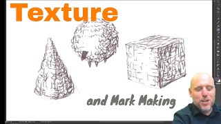 How to add Texture and Mark Making into your Drawings