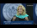 Jill Biden tells Arizona college graduates to tune out people who tell them what they cant do - Video