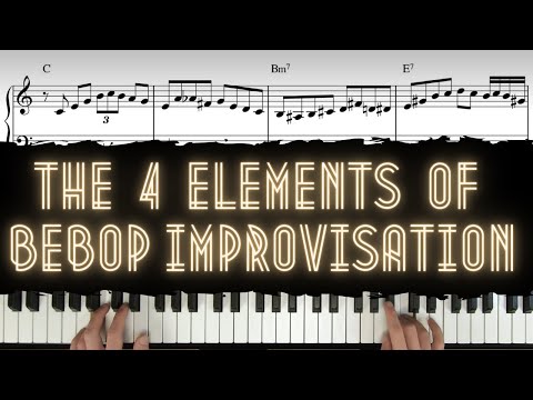 Bebop Improvisation Etude - All of Me │Jazz Piano Lesson #58