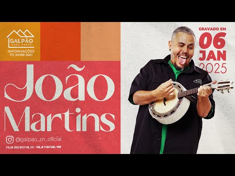 João Martins  no Galpão Zona Norte gravação em 06/01/2024