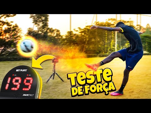 COMPRAMOS UM RADAR QUE MEDE A POTÊNCIA DOS CHUTES!🚀