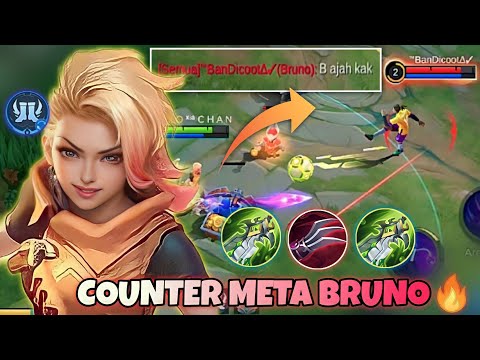 Ixia Build Easy Counter Meta Bruno in Ranked | Ixia Best Build 2023 | Ixia Mlbb