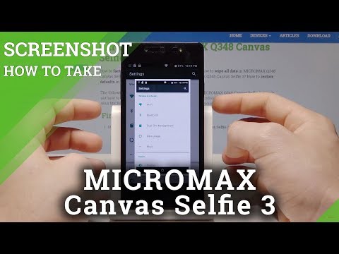 MICROMAX Canvas Selfie 3 HOW TO TAKE SCREENSHOT