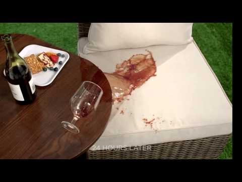Apply 303 Fabric Guard to your fabric patio cushions and outdoor rugs!