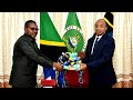 CAG Zanzibar Akabidhi Ripoti Ya Ukaguzi Kwa Rais Mwinyi