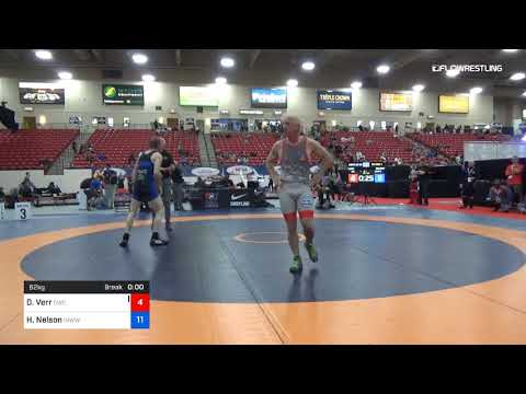 62 Kg Rr Rnd 2 Dan Verr Chicago Wrestling Club Vs Hedj Nelson Inland Northwest Wrestling Training