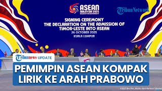 Momen Nama Prabowo Disebut Bikin Pemimpin ASEAN Kompak Menengok ke Arahnya saat Tanda Tangan