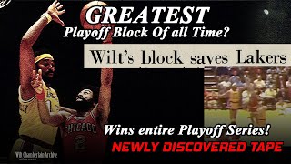 Wilt Chamberlain - Greatest Forgotten Block in Playoff History! (CLUTCH!)