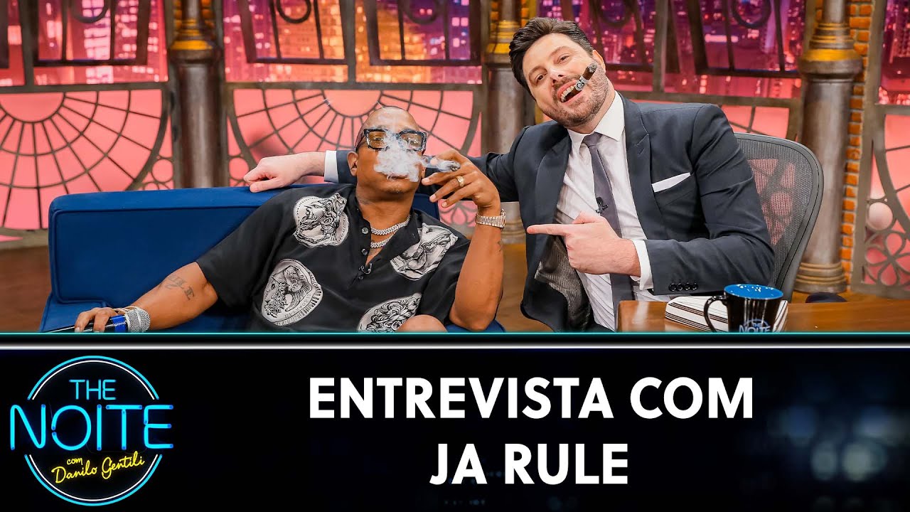 Entrevista com o rapper Ja Rule | The Noite (19/11/24)