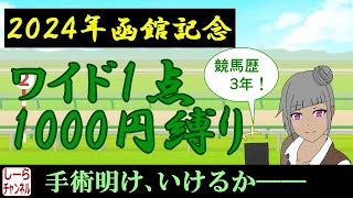 【2024年函館記念】今回は実績重視で選んでみました【しーらch】