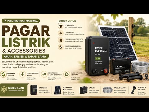 Pemancar Arus Pagar Listrik 1.5 Joule Perkebunan